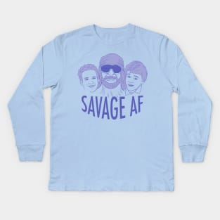 Savage AF Kids Long Sleeve T-Shirt